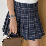 XS-3XL Women Skirt Preppy Style High Waist Chic Stitching Skirts Summer Student Pleated Skirt Women Cute Sweet Girls Dance Skirt