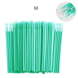 100Pcs/bag Disposable MicroBrush Eyelashes Extension Individual Lash Removing Swab Micro Brush For Eyelash Extension Tools