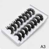 SEXYSHEEP 4/8 pairs 3D Mink Lashes Natural False Eyelashes Dramatic Volume Fake Lashes Makeup Eyelash Extension Silk Eyelashes