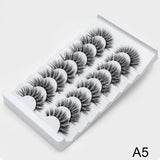 SEXYSHEEP 4/8 pairs 3D Mink Lashes Natural False Eyelashes Dramatic Volume Fake Lashes Makeup Eyelash Extension Silk Eyelashes