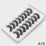 SEXYSHEEP 4/8 pairs 3D Mink Lashes Natural False Eyelashes Dramatic Volume Fake Lashes Makeup Eyelash Extension Silk Eyelashes