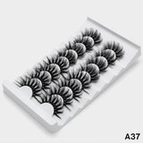 SEXYSHEEP 4/8 pairs 3D Mink Lashes Natural False Eyelashes Dramatic Volume Fake Lashes Makeup Eyelash Extension Silk Eyelashes