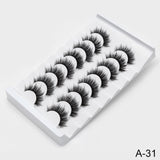 SEXYSHEEP 4/8 pairs 3D Mink Lashes Natural False Eyelashes Dramatic Volume Fake Lashes Makeup Eyelash Extension Silk Eyelashes