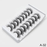 SEXYSHEEP 4/8 pairs 3D Mink Lashes Natural False Eyelashes Dramatic Volume Fake Lashes Makeup Eyelash Extension Silk Eyelashes