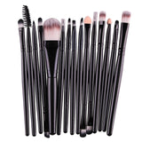 MAANGE Pro 15Pcs Makeup Brushes Set Eye Shadow Foundation Powder Eyeliner Eyelash Lip Make Up Brush Cosmetic Beauty Tool Kit Hot