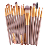 MAANGE Pro 15Pcs Makeup Brushes Set Eye Shadow Foundation Powder Eyeliner Eyelash Lip Make Up Brush Cosmetic Beauty Tool Kit Hot