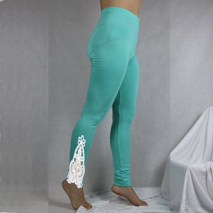 S- 7XL leggings Women cotton lace decoration leggings 2020 leggins plus size long leggings size 7XL 4XL 3XL XXL XL L M S 6XL 5XL