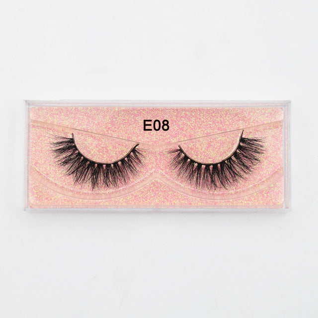 Visofree Mink Lashes 3D Mink Eyelashes 100% Cruelty free Lashes Handmade Reusable Natural Eyelashes Popular False Lashes Makeup