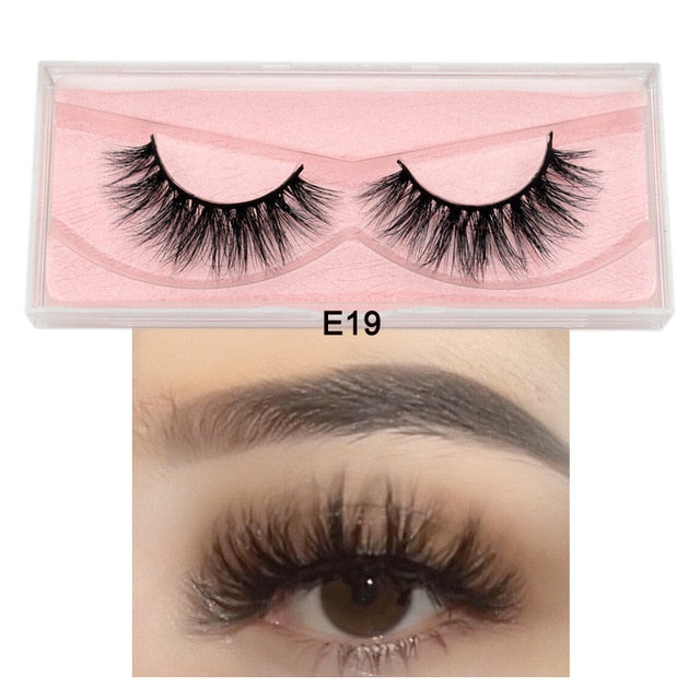 Visofree Mink Lashes 3D Mink Eyelashes 100% Cruelty free Lashes Handmade Reusable Natural Eyelashes Popular False Lashes Makeup