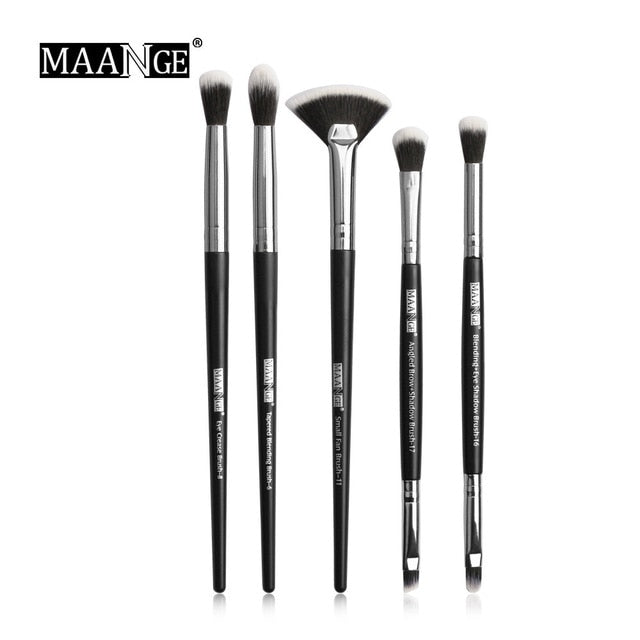 MAANGE Pro  3/5/12 pcs/lot  Makeup Brushes Set Eye Shadow Blending Eyeliner Eyelash Eyebrow Brushes For Makeup New