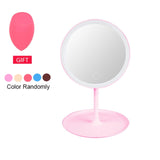 LED Makeup Mirror Light Vanity Mirrors Magnifying Miroir Grossissant 10x  Makeup Mirrors Flexible Mirrors Shaving Mirrors Lights